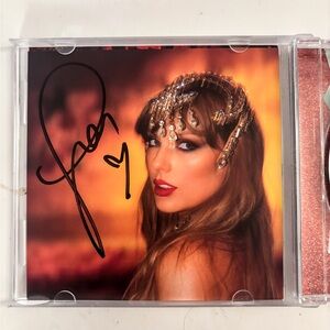Taylor Swift Signed “The Life of a Showgirl” CD